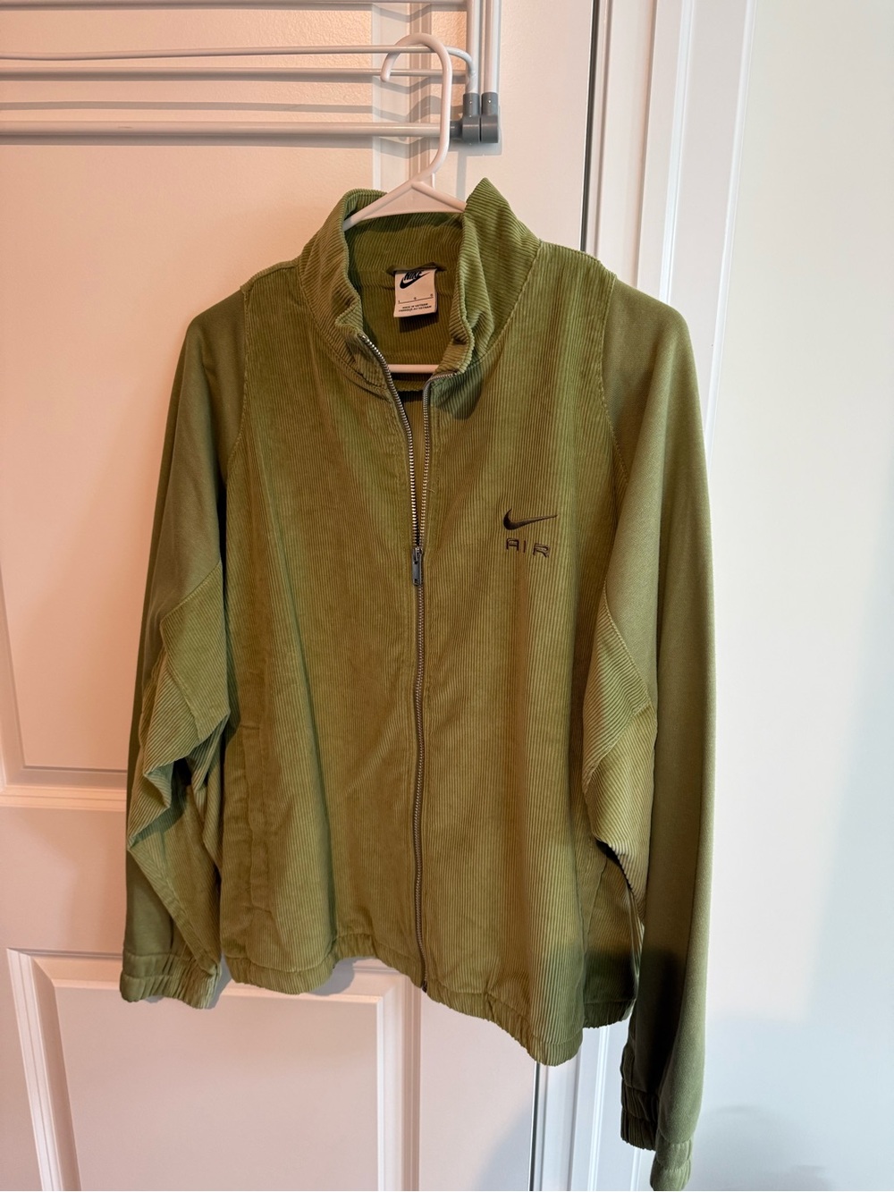 Nike Olive Green Full-Zip Windbreaker Jacket